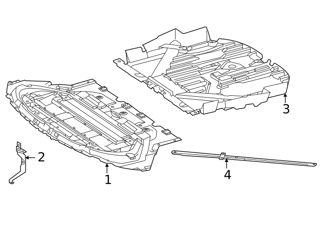 190-524-23-00 - Front Shield 2018-2021 Mercedes-Benz | Mercedes  