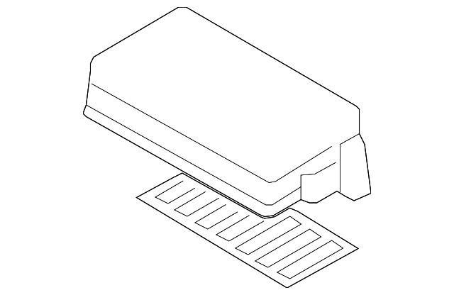 Front Compartment Fuse Block Housing Cover - GM (96651049)
