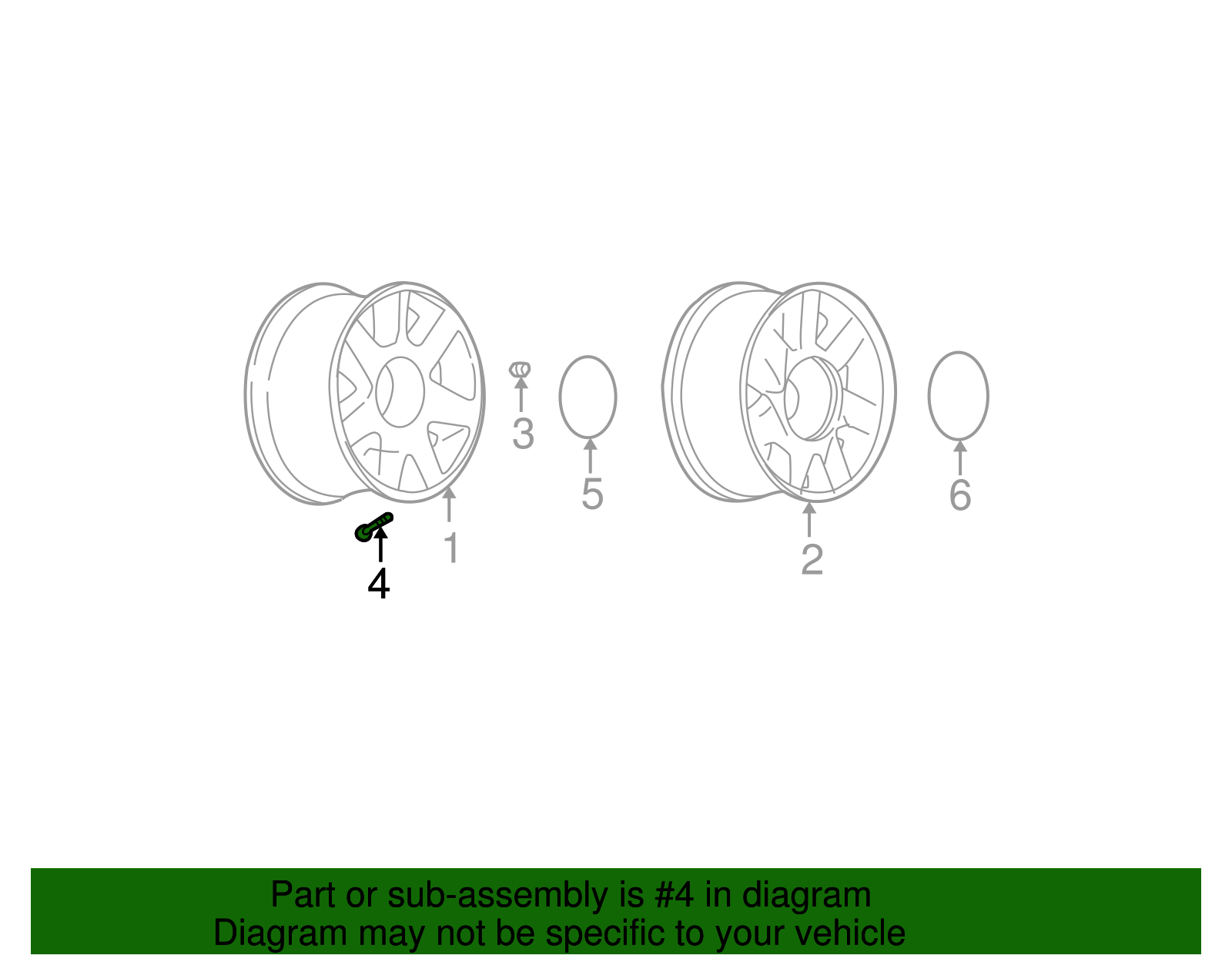 Stem Assembly-Tire Vlv - GM (9593837)