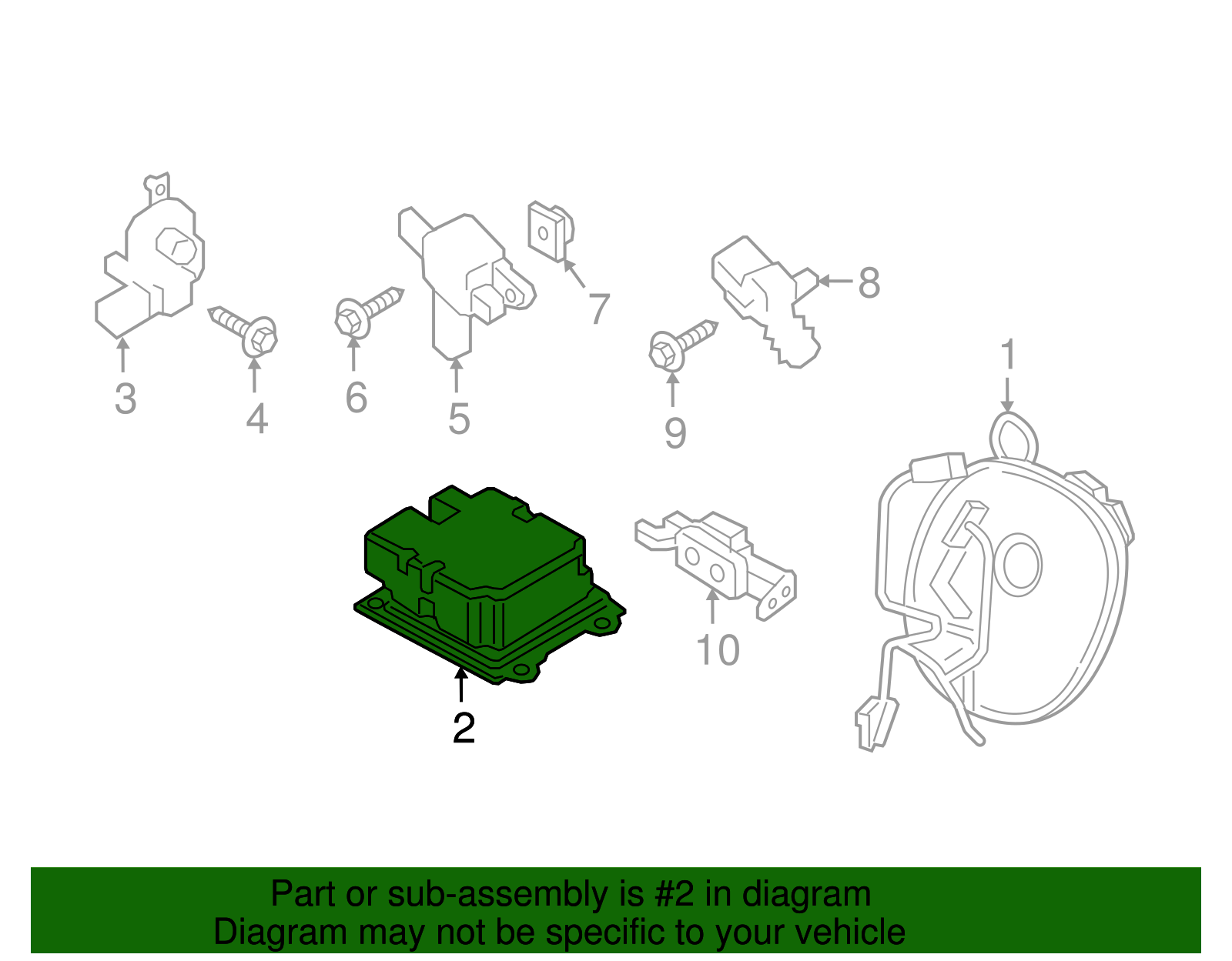 Control Module - Ford (HD9Z-14B321-C)