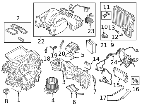 Evaporator & Heater Components for 2025 BMW X5 | BMWPartsHub