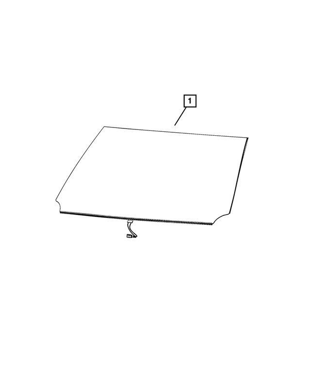 20172021 Jeep Compass Windshield, US, Canada, Mexico 55112789AD My