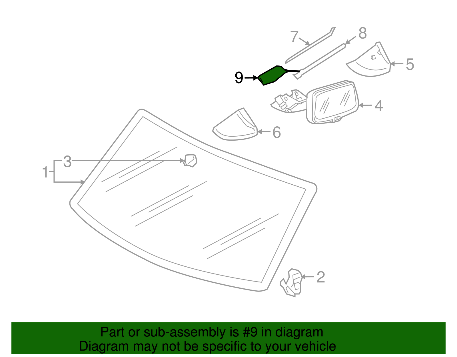 Rain Sensor - Volkswagen (7L0-955-559-E)