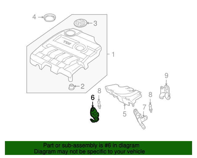 Front Bracket 03L-103-390-N