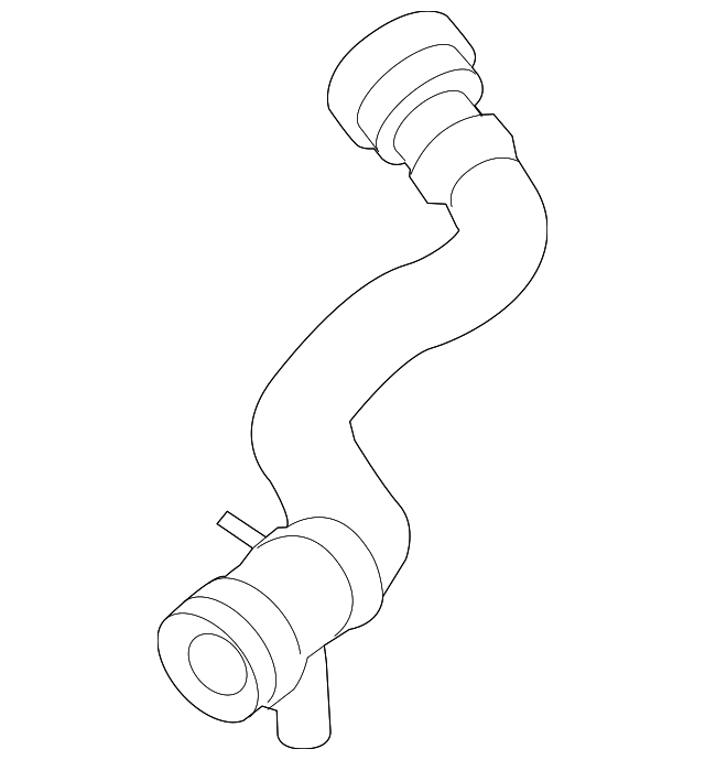 69201724 2012-2016 BMW Upper Hose 17-12-7-619-684 | BMWPartsDirect.com