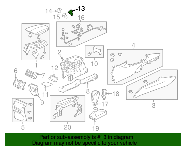 Genuine Auxiliary Jack for 20152020 Acura TLX Part 39112TR0A51