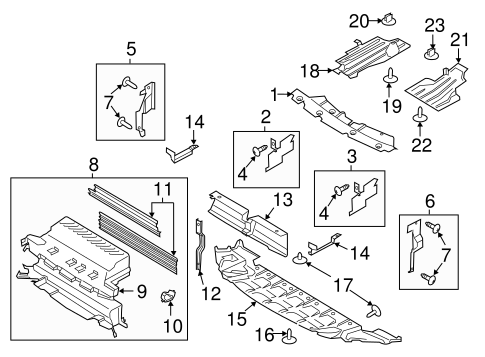 Splash Shields for 2017 Ford Escape | Ford Parts Catalog