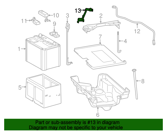 8228453140 Negative Cable 20212023 Lexus MyLexusParts