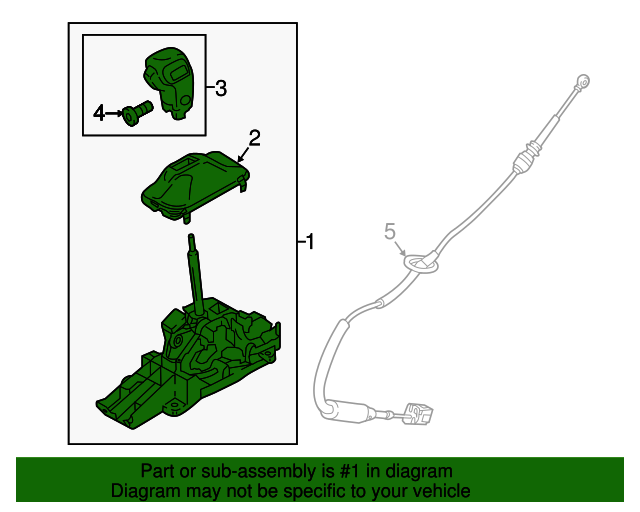 20182019 Ford F150 Gear Shift Assembly JL3Z7210UB Blue Springs Ford