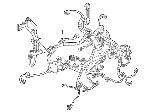 Wiring Harness for 2013 Buick Enclave #0