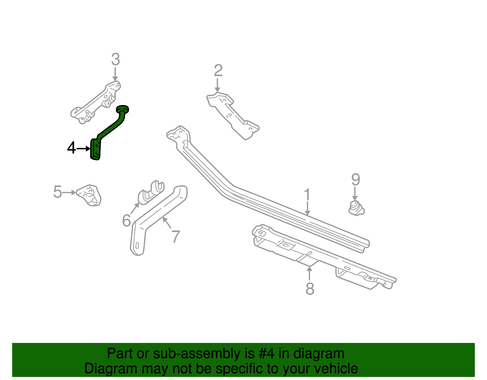 Roller Bracket - GM (88939091)