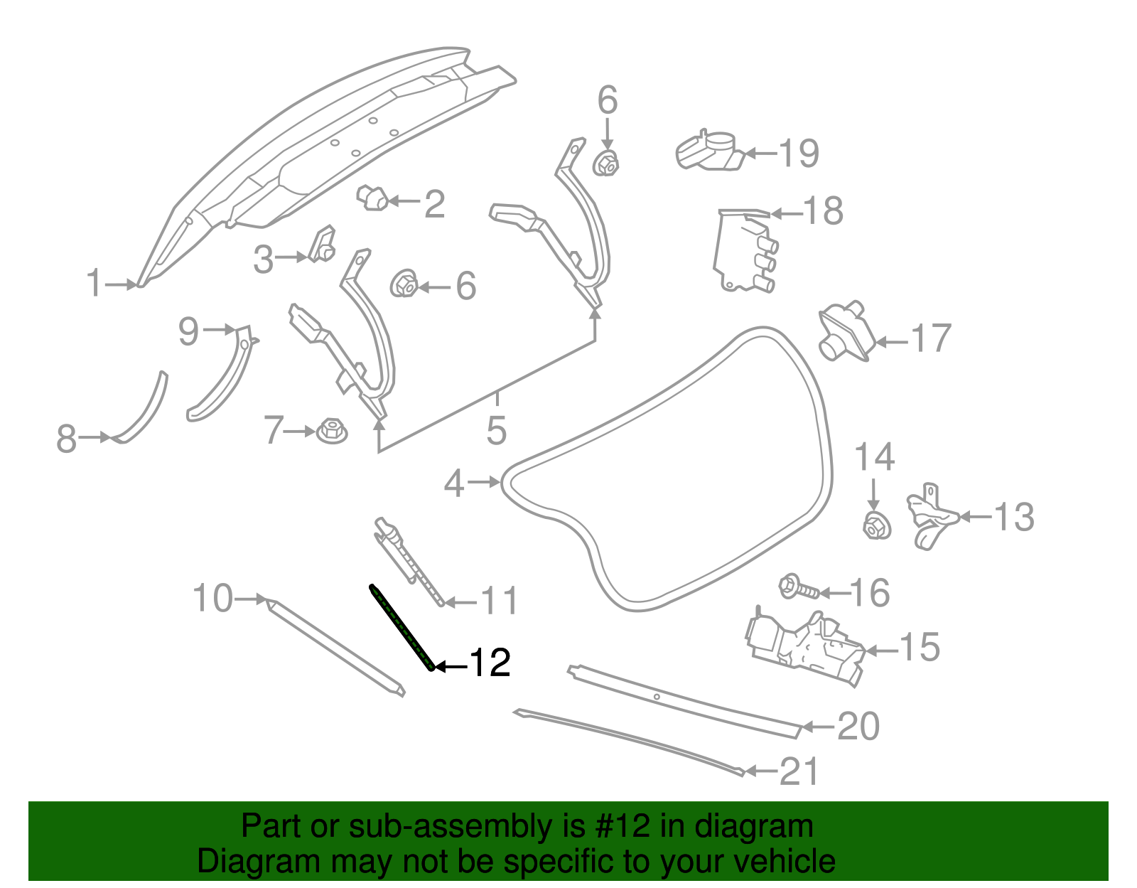 Lift Cylinder - Ford (GD9Z-5442760-A)