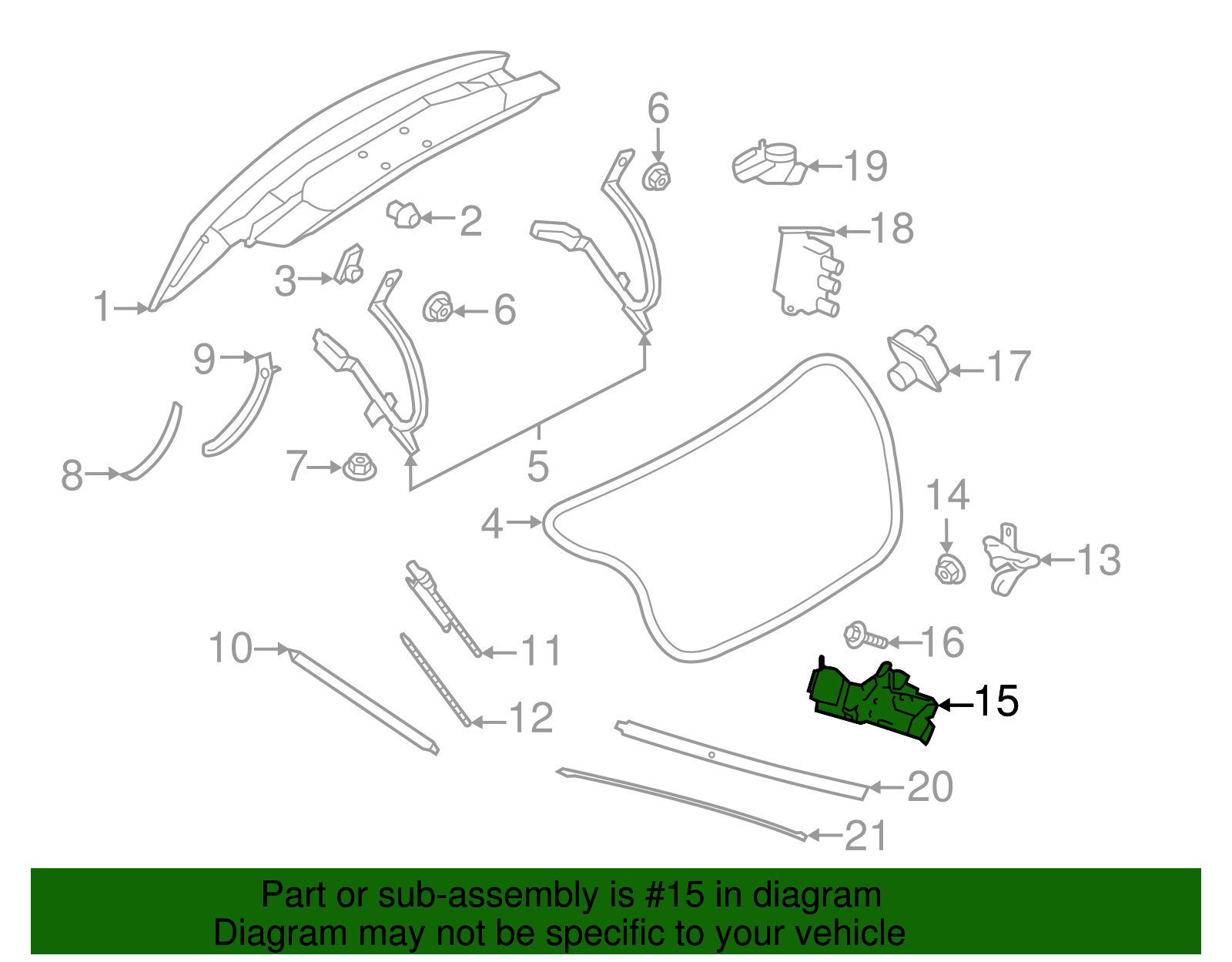 Striker Plate - Ford (GD9Z-54404A42-A)