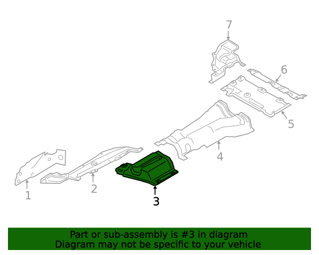 51487394755 - 2018-2024 BMW Heat Shield (51-48-7-394-755) | BMW of 