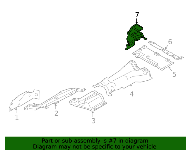 Genuine BMW 51487394802 Heat Shield FREE Shipping on Most