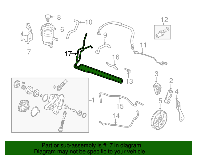 53765TA6A00 Cooler, Power Steering Oil 20082012 Honda Honda