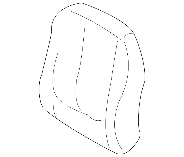 Genuine Hyundai 88360-2D130-CIU Seat Back Covering Front Genuine Hyundai 88360-2D130-CIU Seat Back Covering Front