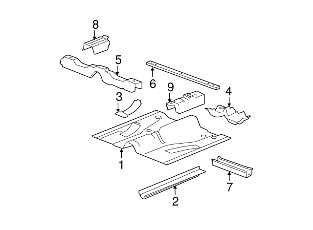 25974784 - Bar 2006-2011 Chevrolet HHR | Gateway Buick GMC Parts