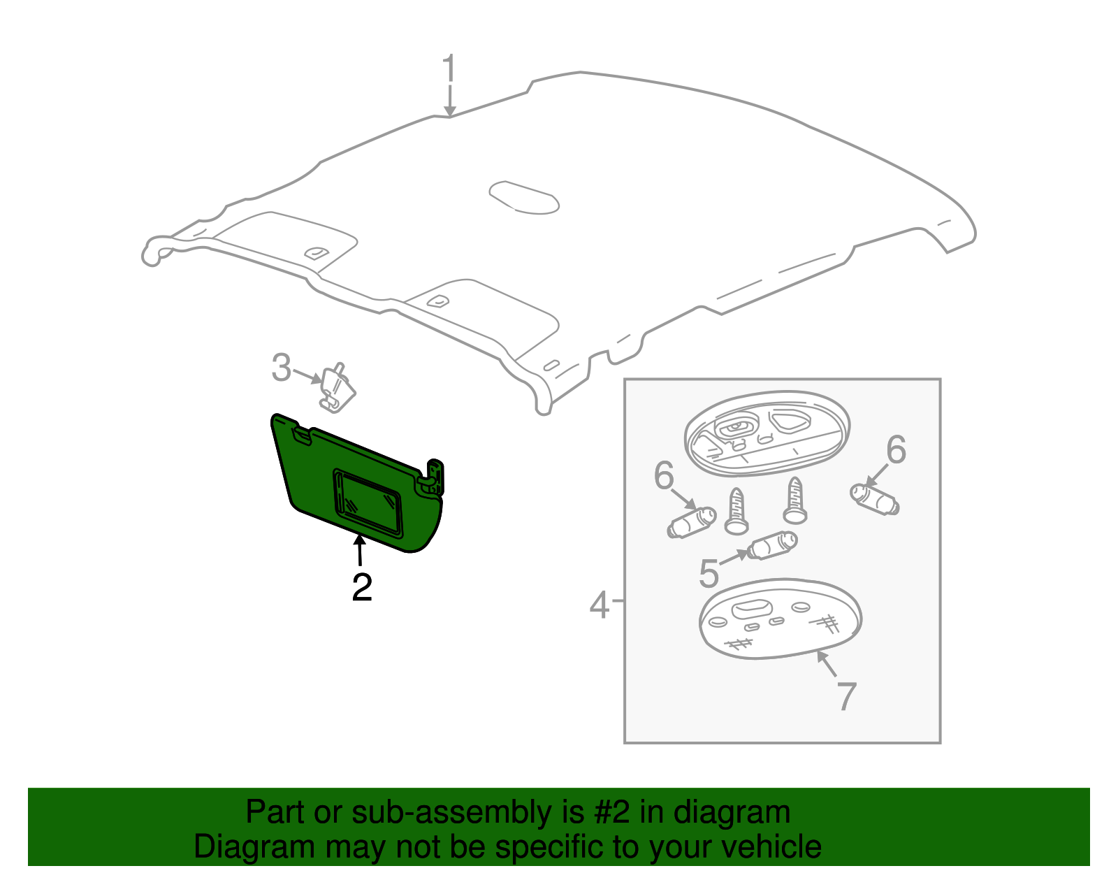 Sunshade,  - GM (92209905)