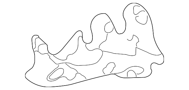 Passenger Side Exhaust Manifold Heat Shield - GM (12597916)