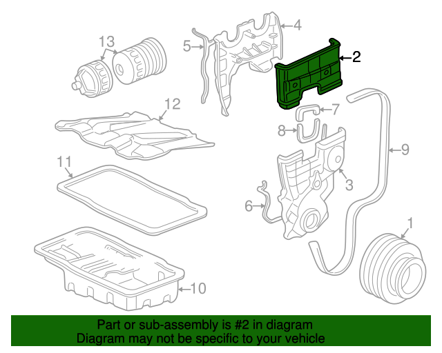 11820PR4A01 Cover Timing Belt Middle 19972001 Honda CRV Honda