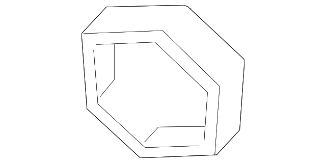 Nut, Hood Prim Lat Stkr - GM (9287055)