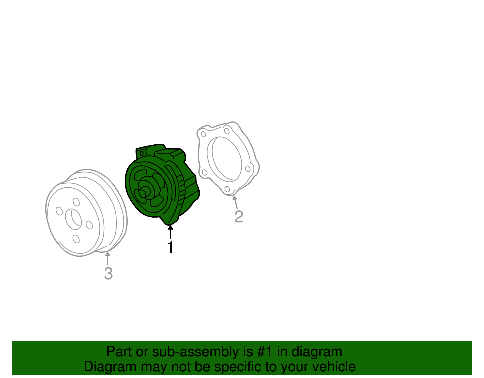 Water Pump - GM (12371989)