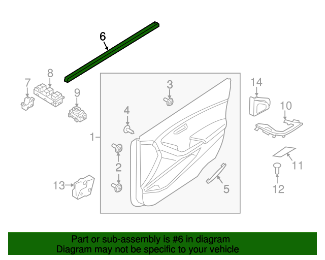 Front Lower Radiator Support Panel For 2013-2017 Hyundai Elantra GT – GATAUTO AHY2304CO007
