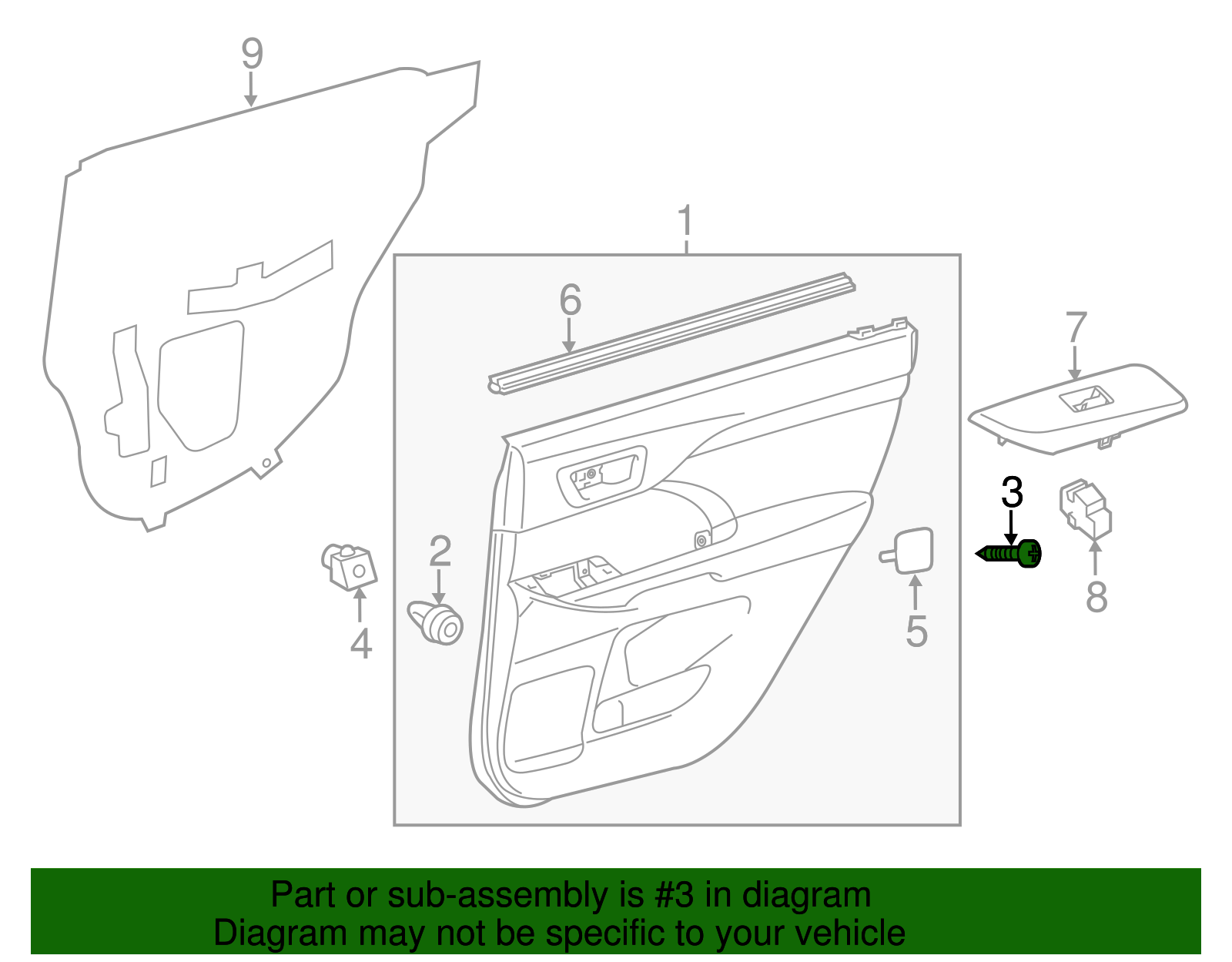 Door Trim Panel Screw - Scion (90159-60591)
