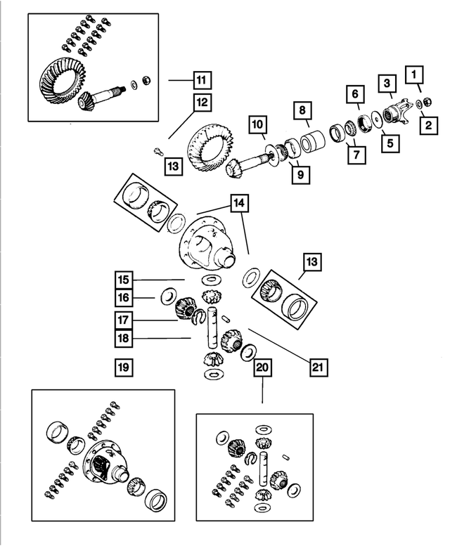 20012002 Dodge OEM NEW Mopar 1996 2002 Ram 1500 2500 3500 Drive
