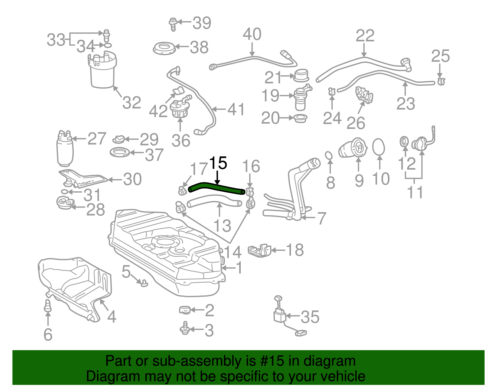 Connector Hose - Scion (95327-06024)