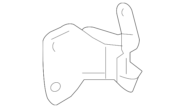 Front Passenger Side Door Hinge - GM (96541424)