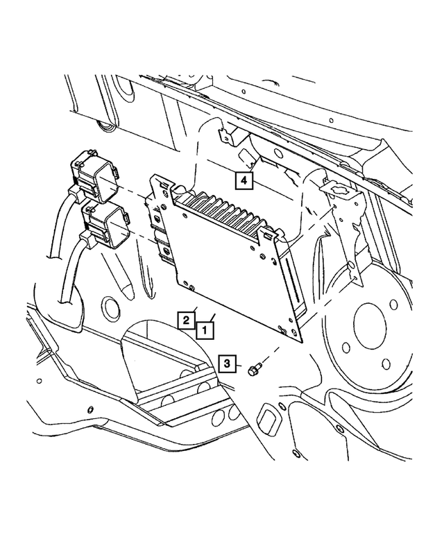 2006 Chrysler PT Cruiser Powertrain Control Module RL033439AD Mopar