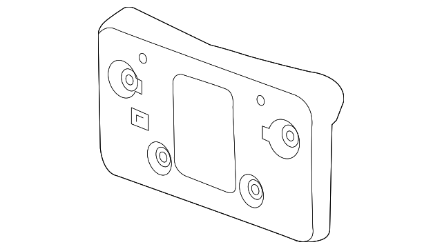 Front License Plate Bracket - GM (84096159)