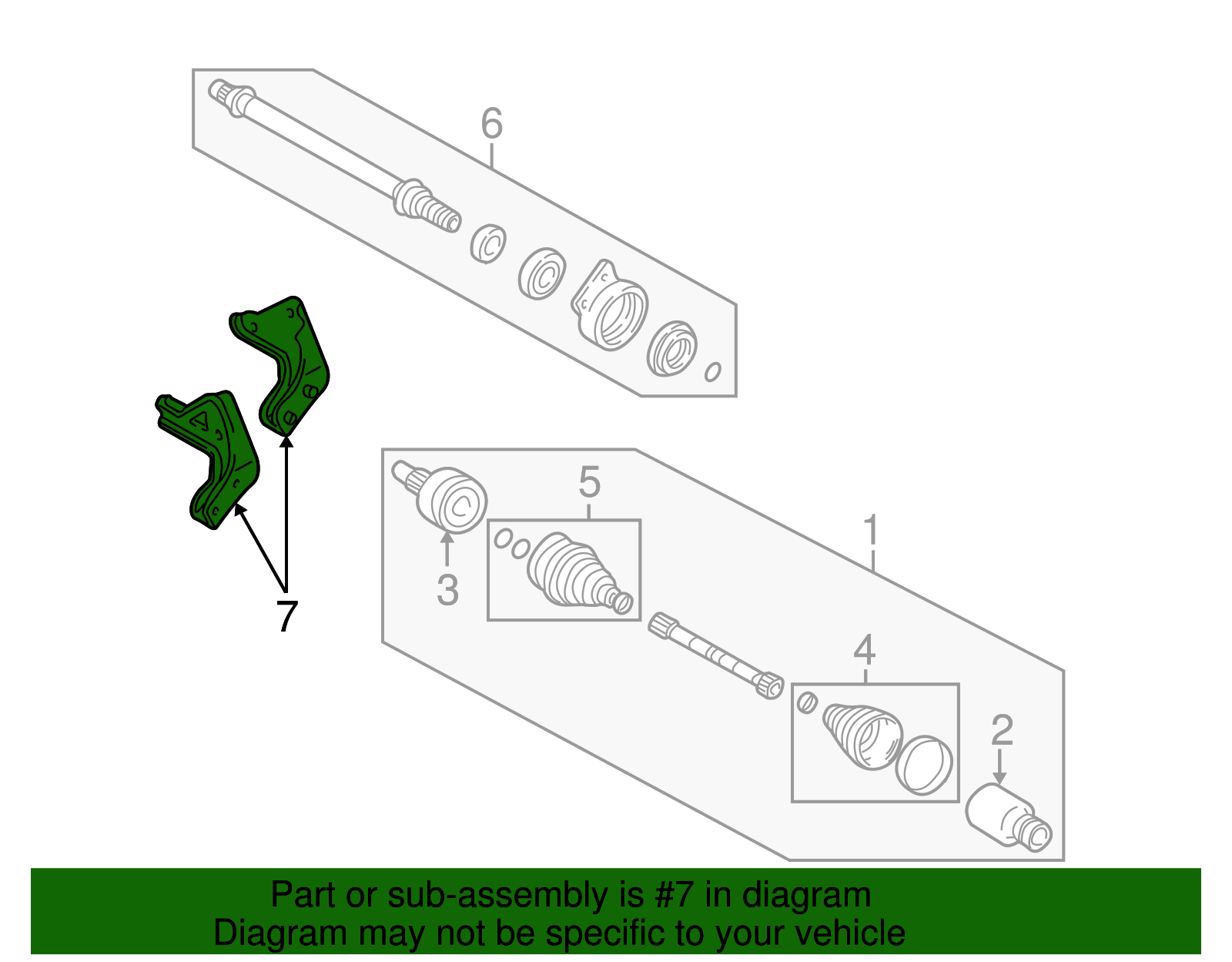 Mount Bracket - Ford (YL8Z-3K305-BA)