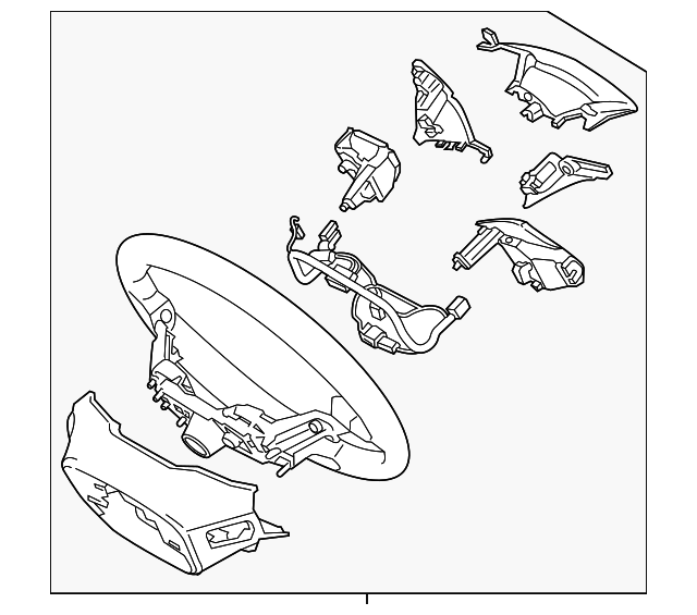 56100J9180UN5 Steering Wheel 20182021 Hyundai Factory Hyundai