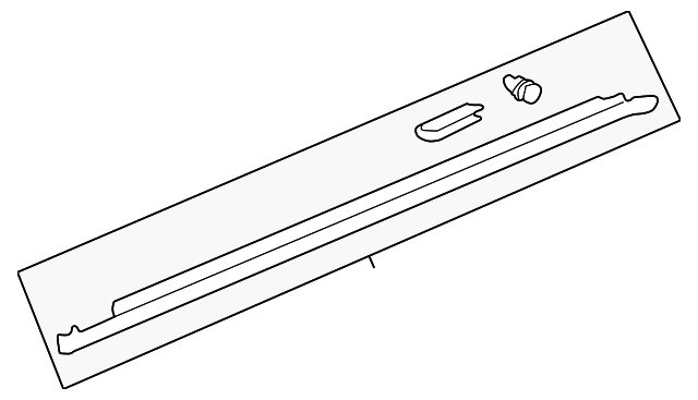 Passenger Side Rocker Panel Molding - Buick (25768558)
