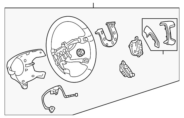 Wheel Assembly-Strg                          *Ebony/Sep Br - GM (25995626)