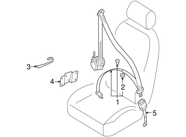 Buckle End 3D0-857-756-J-QVZ