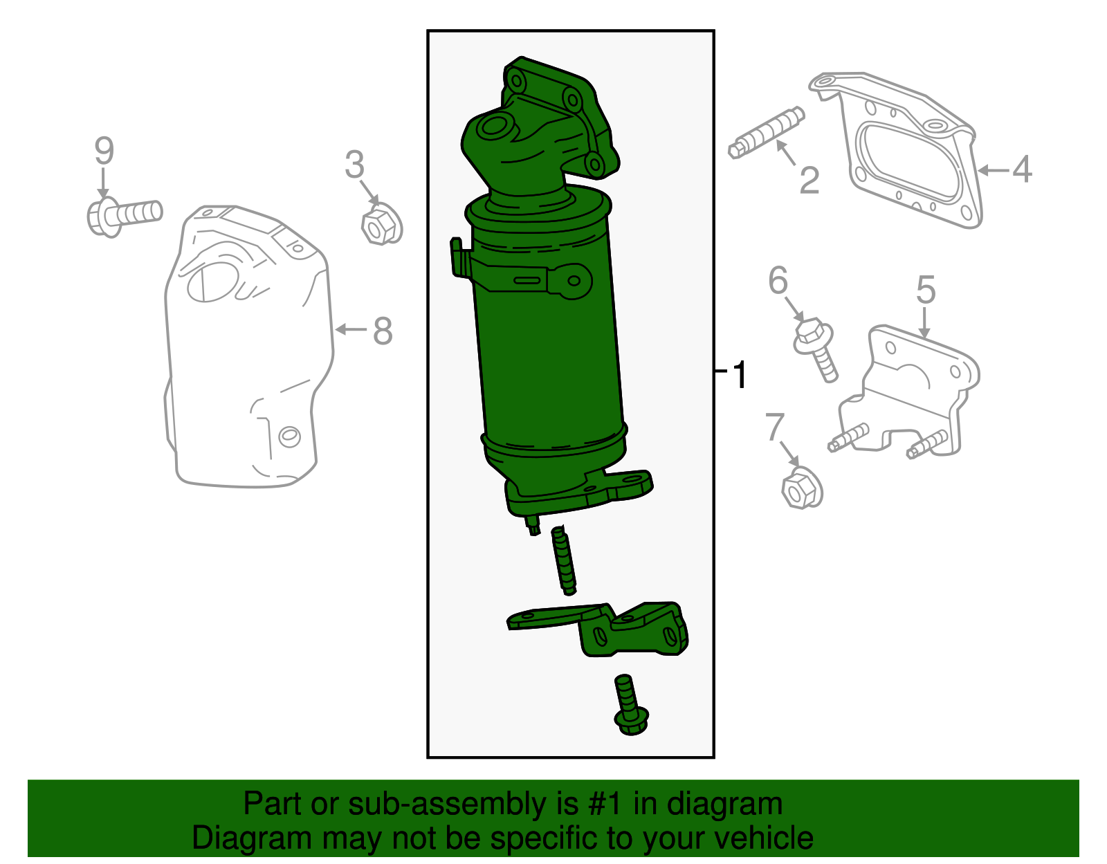 12643323 - 3-Way Catalytic Converter with Bracket, Studs, Bolts, and ...