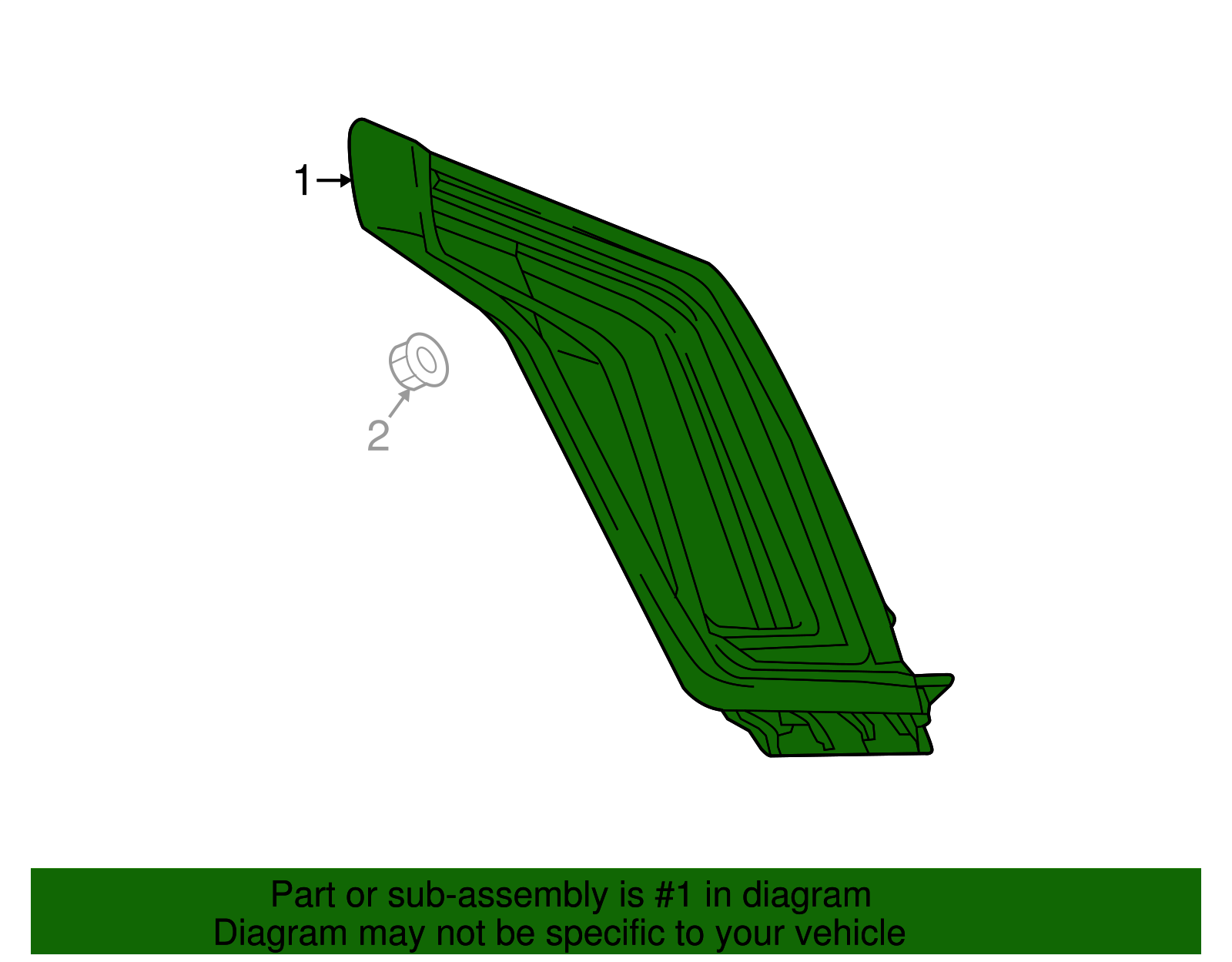 Passenger Side Stop Lamp - GM (84059867)