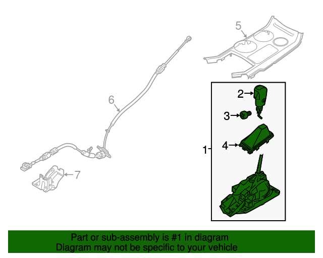 20162017 Ford Explorer Gear Shift Assembly GB5Z7210CB Ford Parts