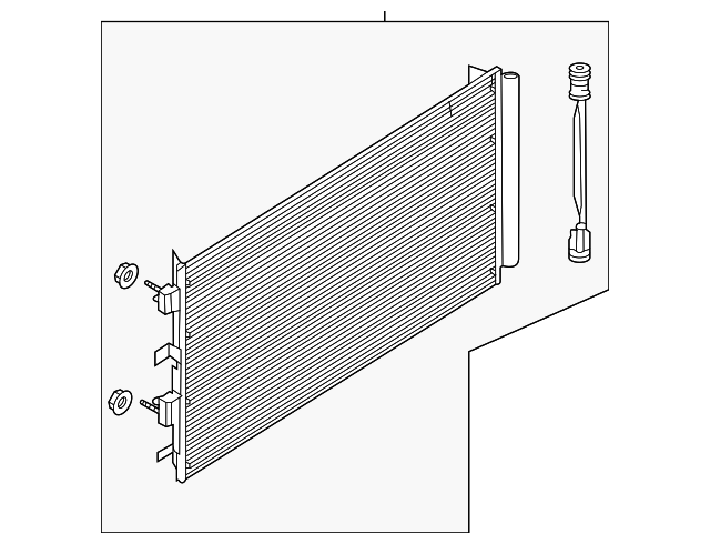 Motorcraft™ A/C Condenser - Ford (YJ-725)