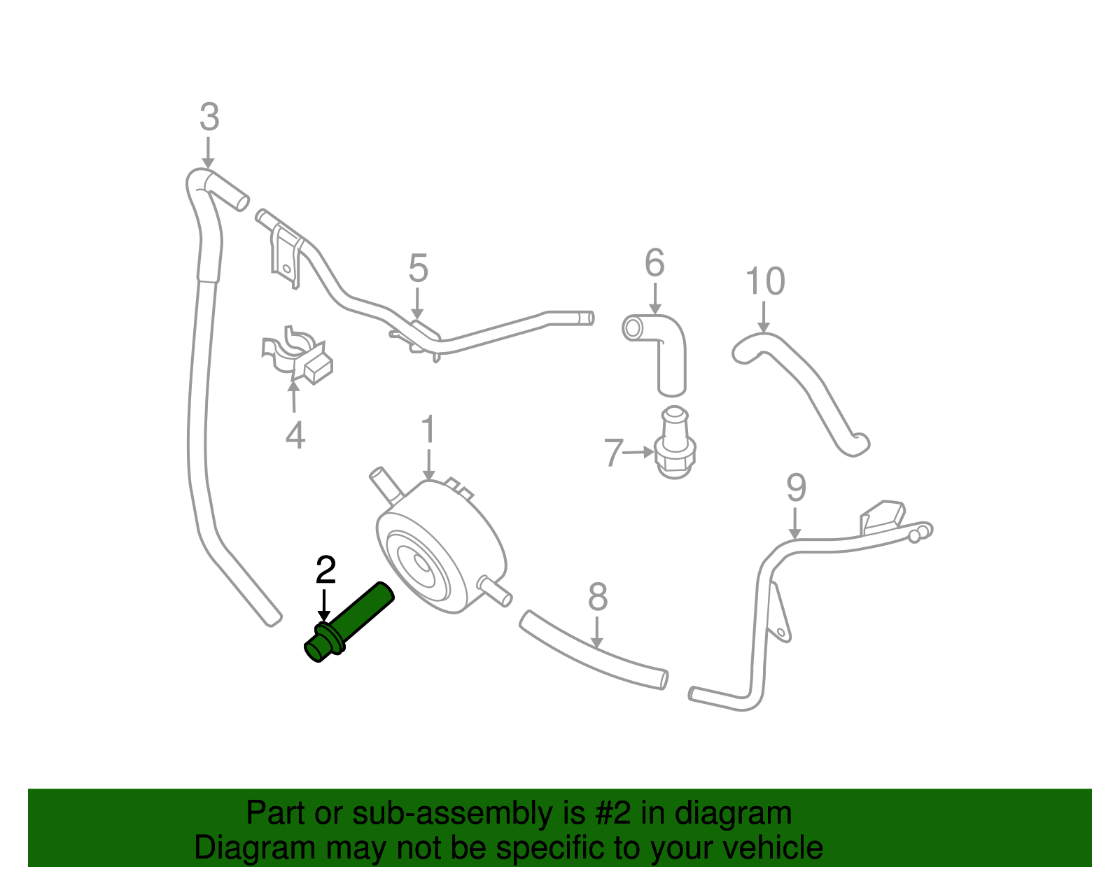 21313-EA21C - Oil Cooler Stud 2005-2025 Nissan | Nissan Parts ...