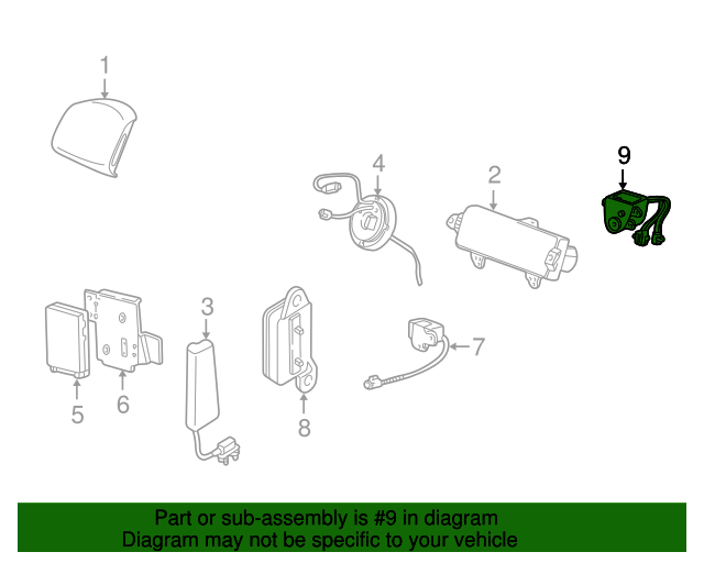 19992004 Ford Ford F150 F250 Passenger Side Air Bag On Off Dashboard Deactivate Switch OEM XL3Z