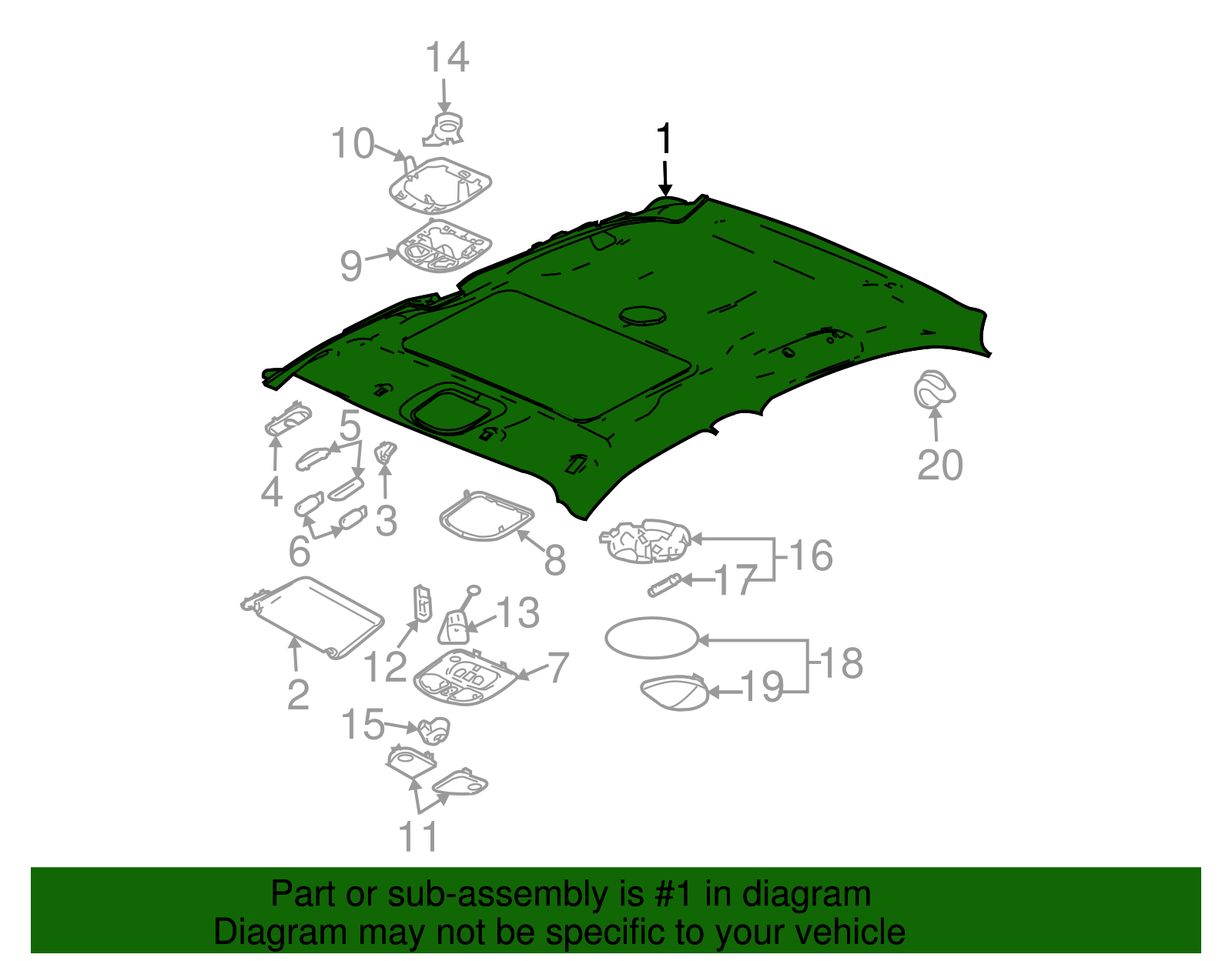 Panel Assembly-Hdlng Tr                      *Left Ttnum - GM (19368026)