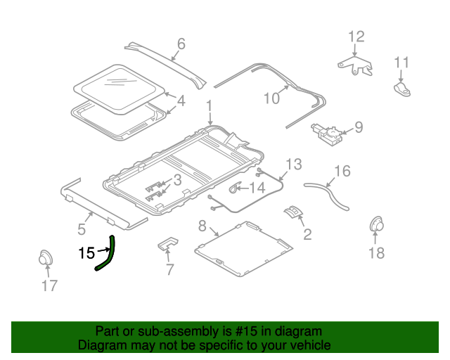 20092013 Subaru Forester Drain Hose 65475SC000 Subaru Parts Store