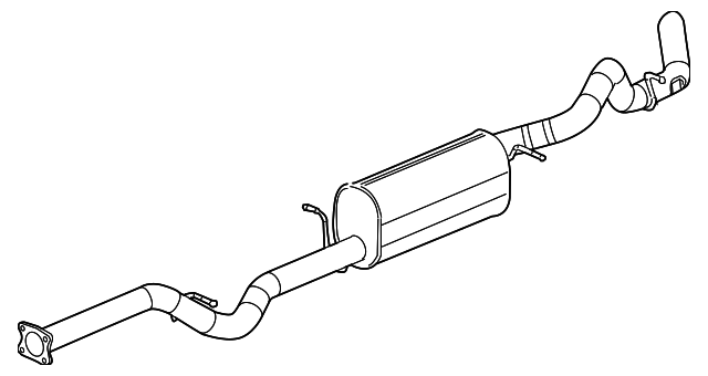 15262865 - Muffler & Pipe 2001-2005 GM | Gateway Buick GMC Parts