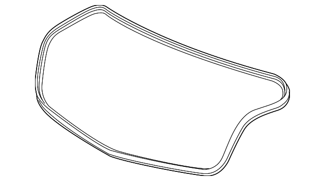 Rear Compartment Lid Weatherstrip - Cadillac (84135868)
