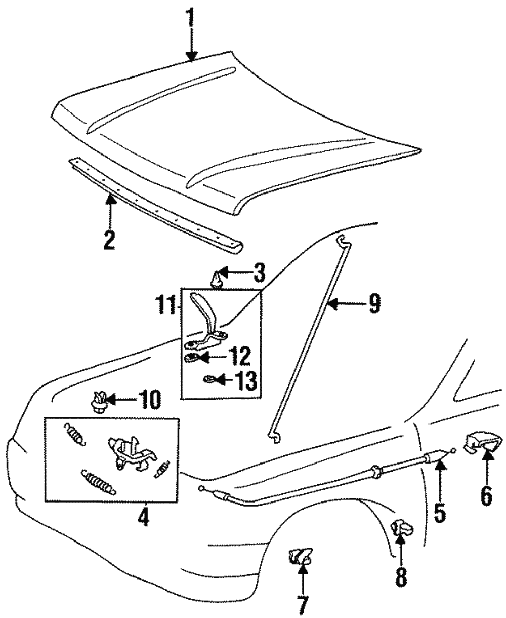 Release Handle - Toyota (53601-89103-B0)